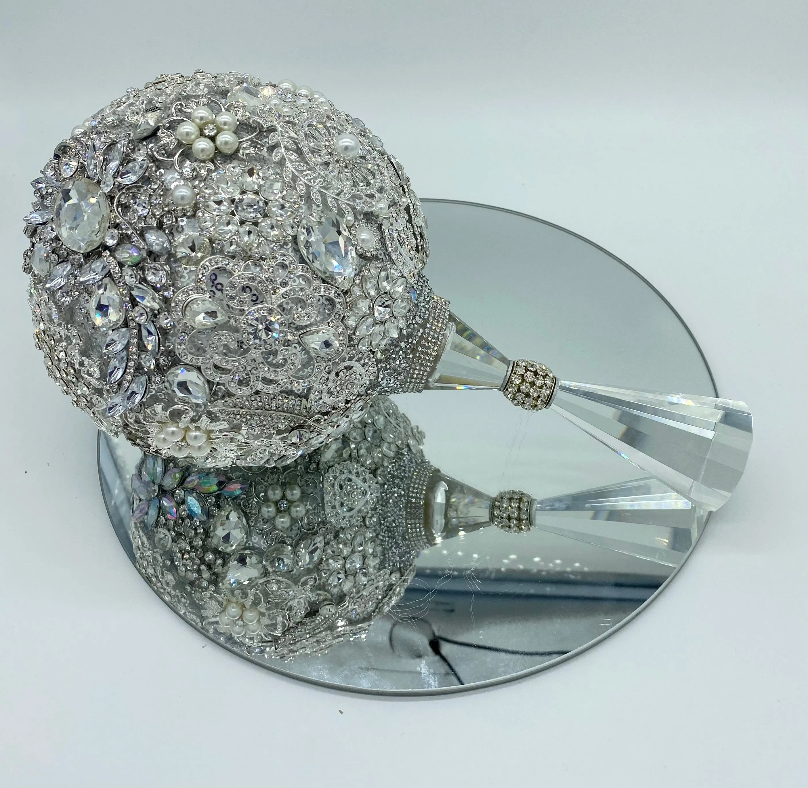 NORI ~ Luxury Brooch Bouquet Silver or Gold