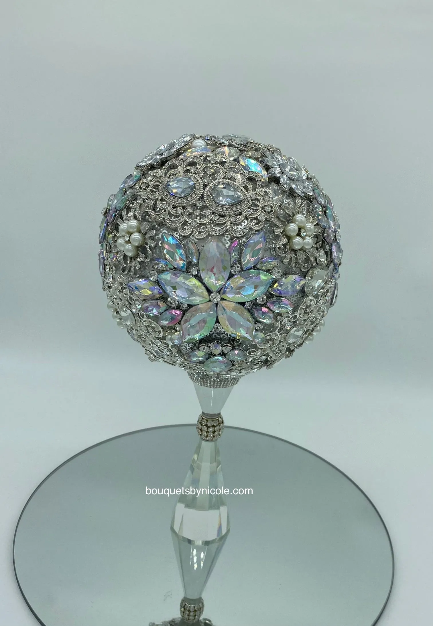 NORI ~ Luxury Brooch Bouquet Silver or Gold