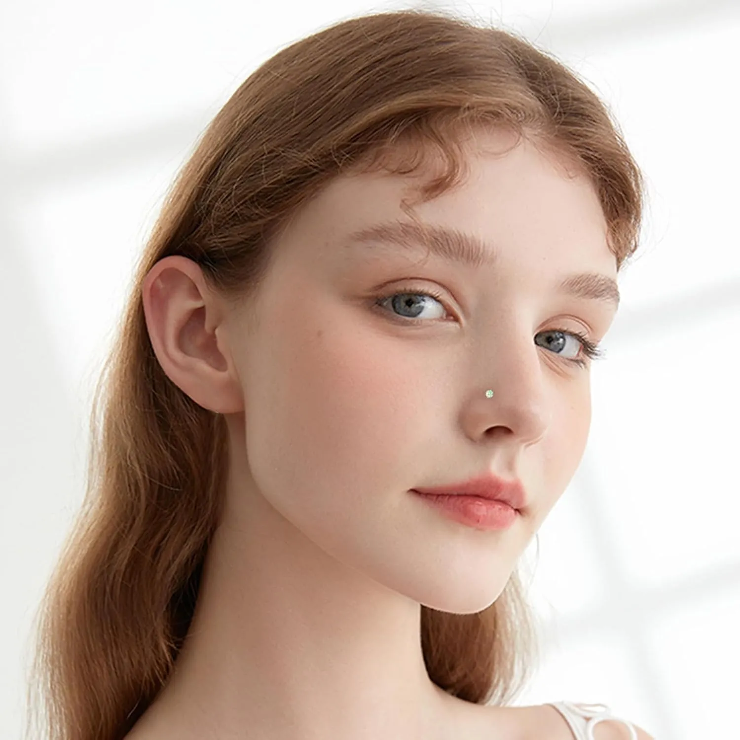 ONESING 9-40 Pcs Nose Rings - Hoops, Studs & L Shape - Hypoallergenic Stainless Steel Nose Piercings for Women & Men