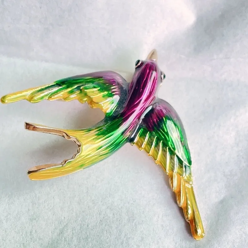 Pastoral Pin Animal Alloy Rhinestone Unisex Brooches 1 Piece