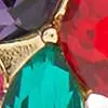 Rainbow Stone Drop Earrings