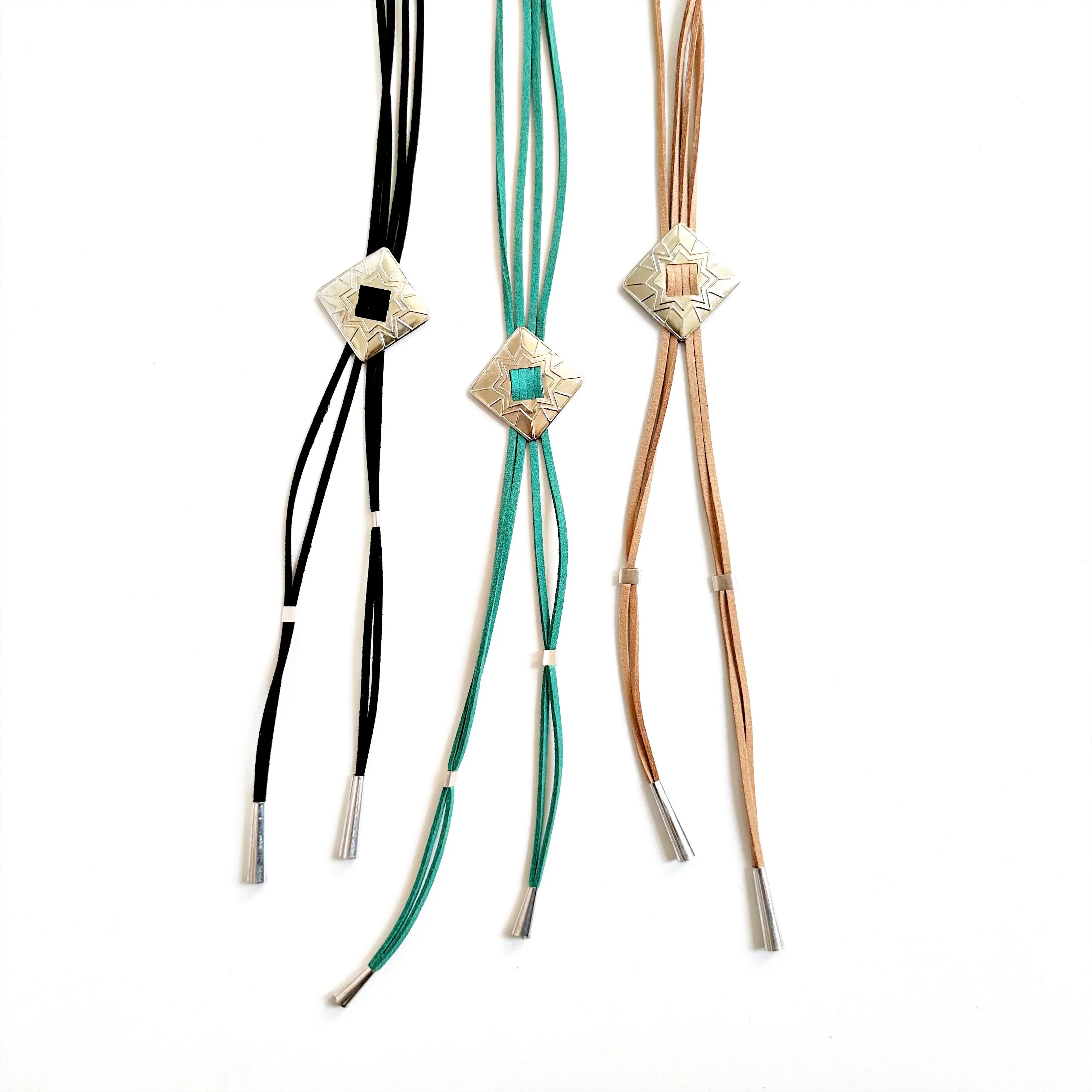 “Rangeland Bolo Necklaces (Silver)