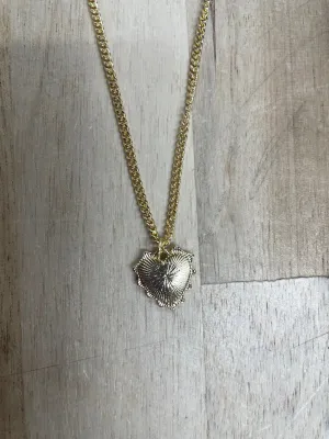 Small Heart Burst Neckalce