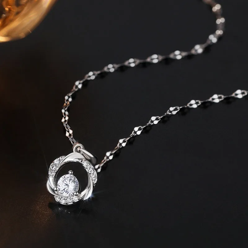 Sterling Silver Mobius Necklaces