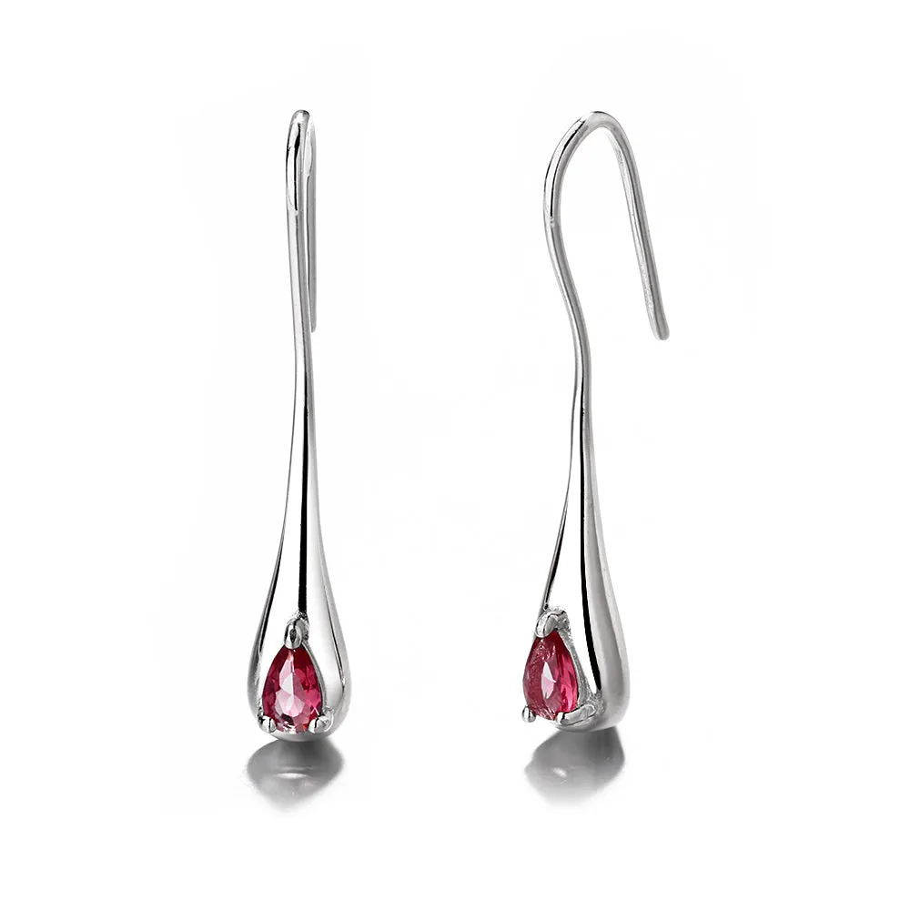 Sterling Silver Water Drop Earrings