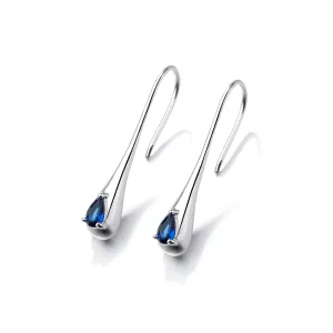 Sterling Silver Water Drop Earrings