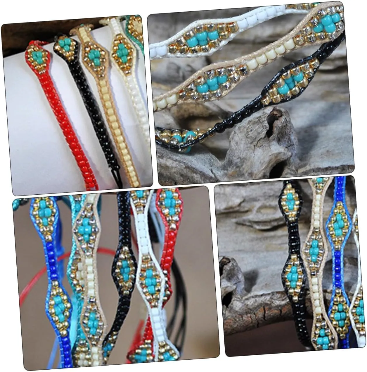 TENDYCOCO 1 PC Colorful Bead Bracelet Bracelets Colorful Bracelets for Women Fabric Wirstlet Women Bracelet Wrist