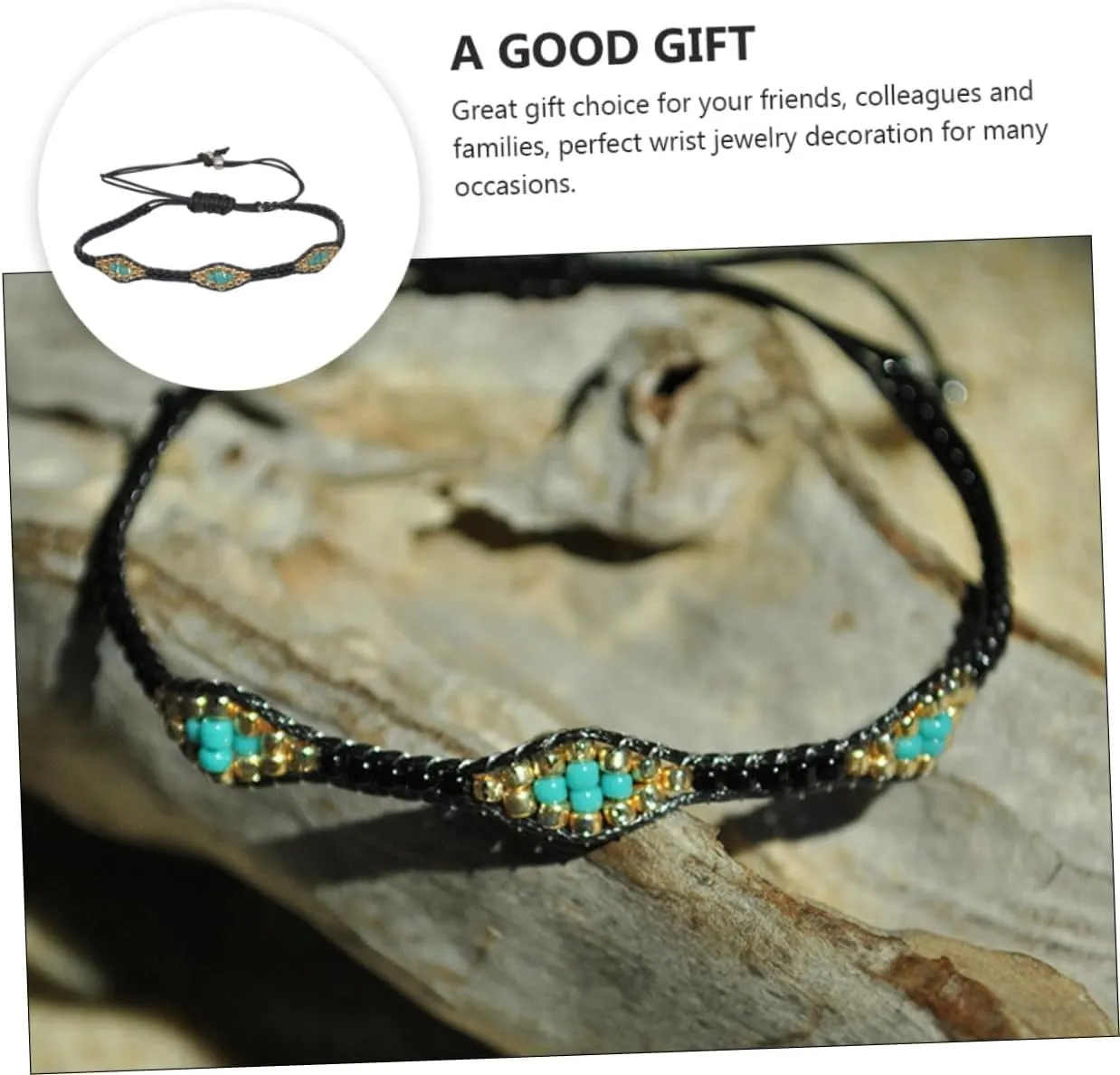 TENDYCOCO 1 PC Colorful Bead Bracelet Bracelets Colorful Bracelets for Women Fabric Wirstlet Women Bracelet Wrist