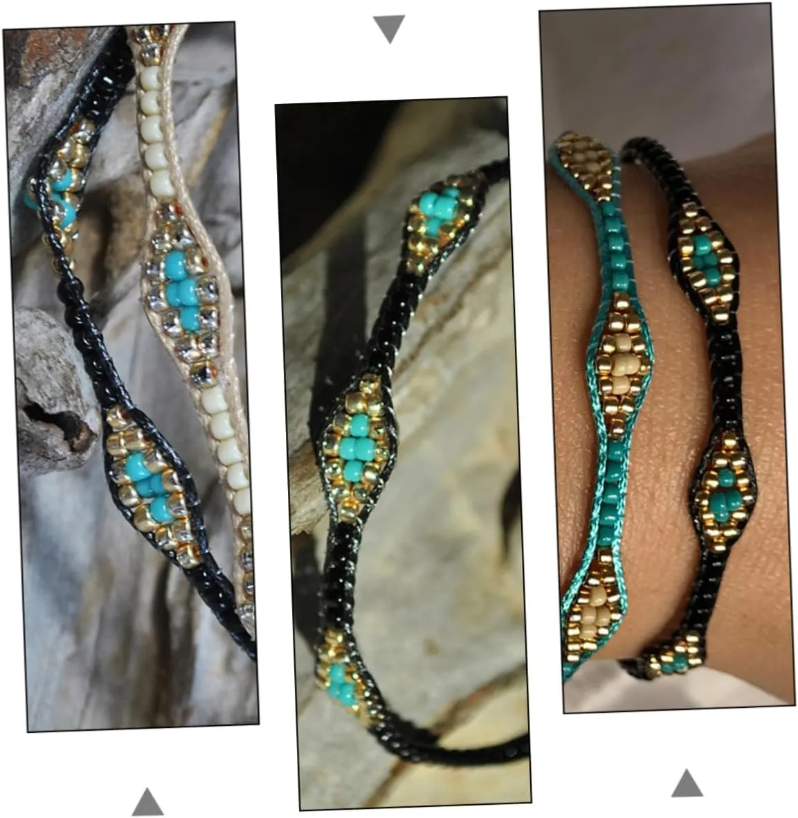 TENDYCOCO 1 PC Colorful Bead Bracelet Bracelets Colorful Bracelets for Women Fabric Wirstlet Women Bracelet Wrist