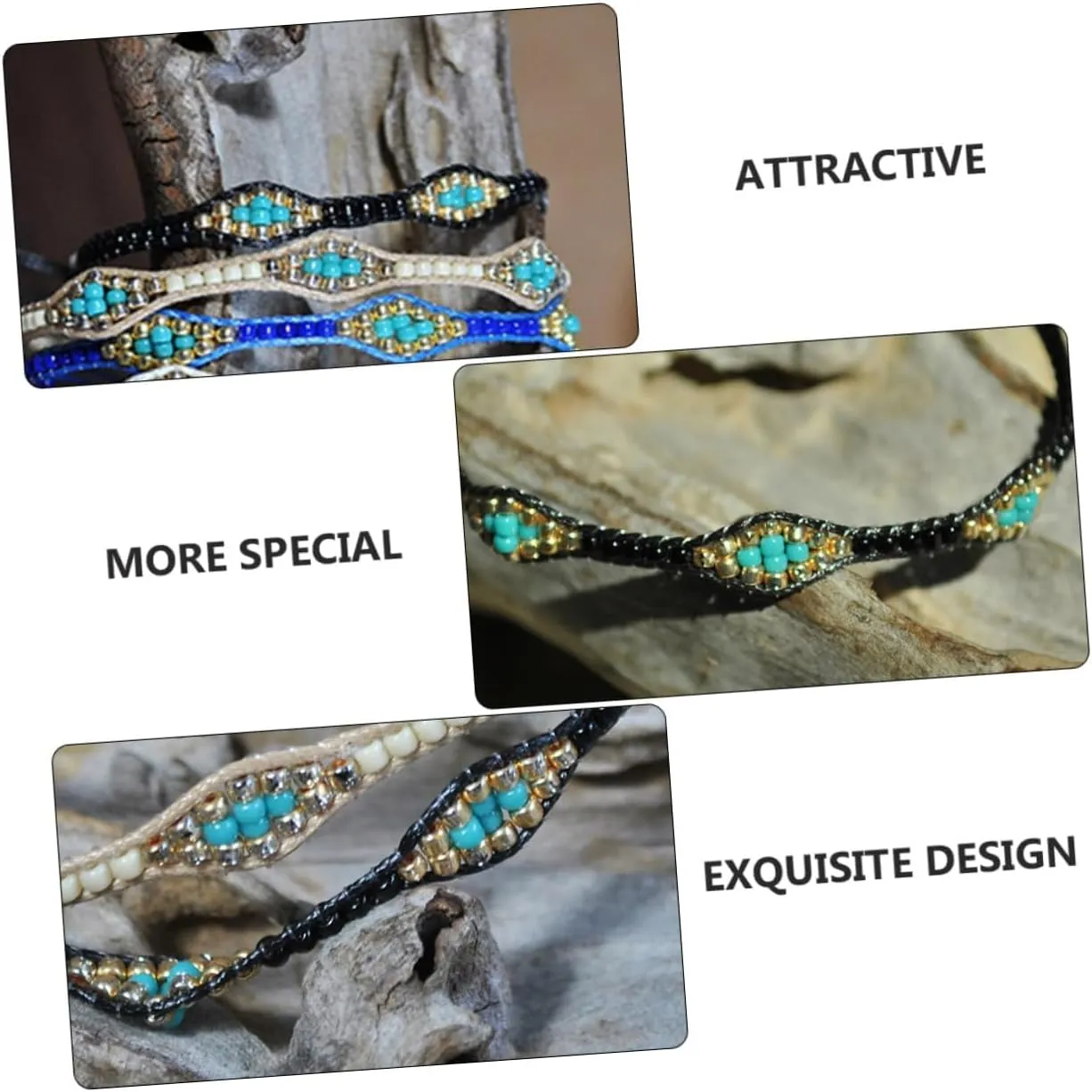 TENDYCOCO 1 PC Colorful Bead Bracelet Bracelets Colorful Bracelets for Women Fabric Wirstlet Women Bracelet Wrist
