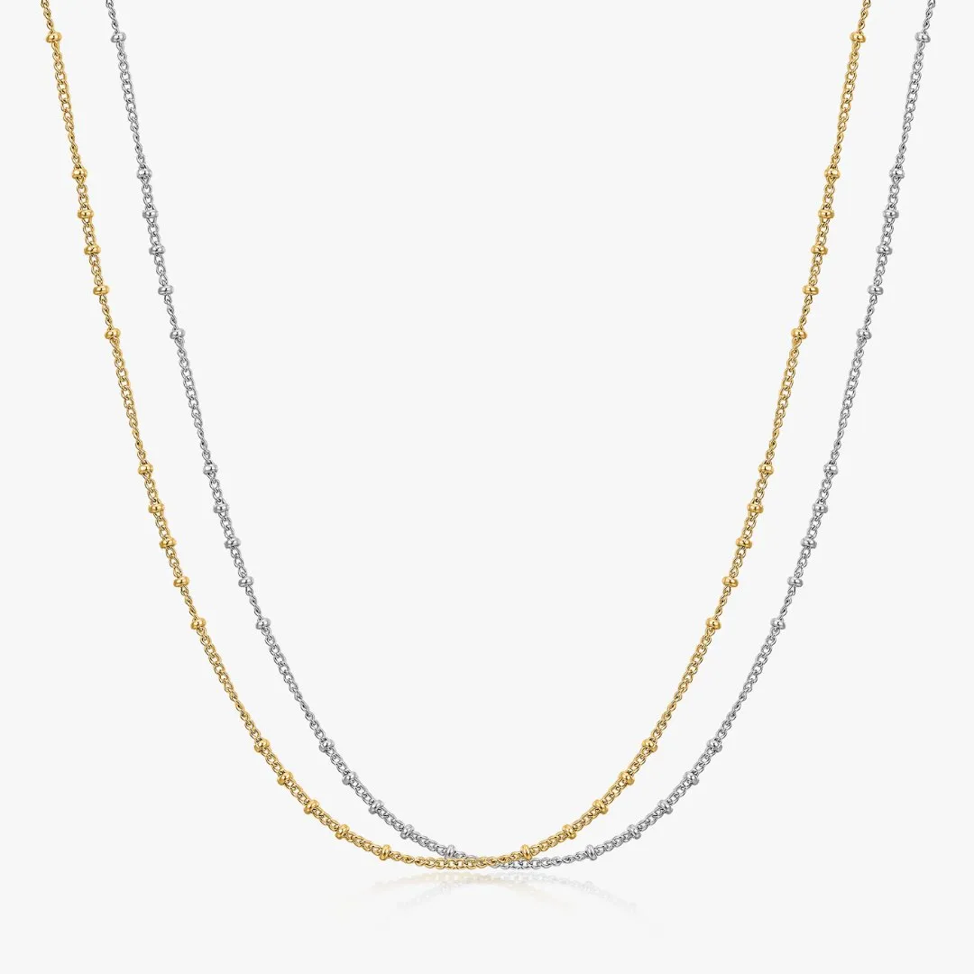 Thin Beaded Necklaces