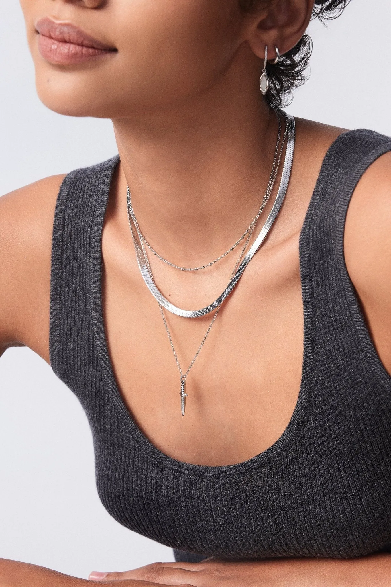 Thin Beaded Necklaces
