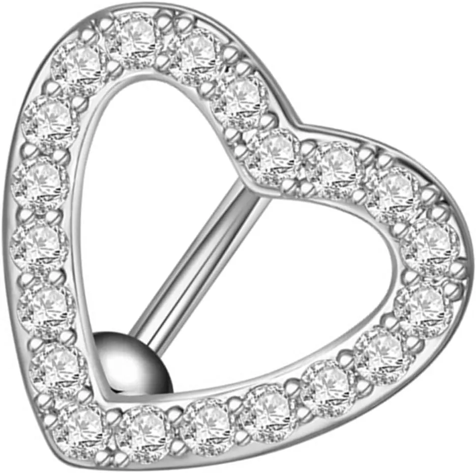 Unique Belly Button Nail Body Piercing Accessory Stainless Steel Navel Ring
