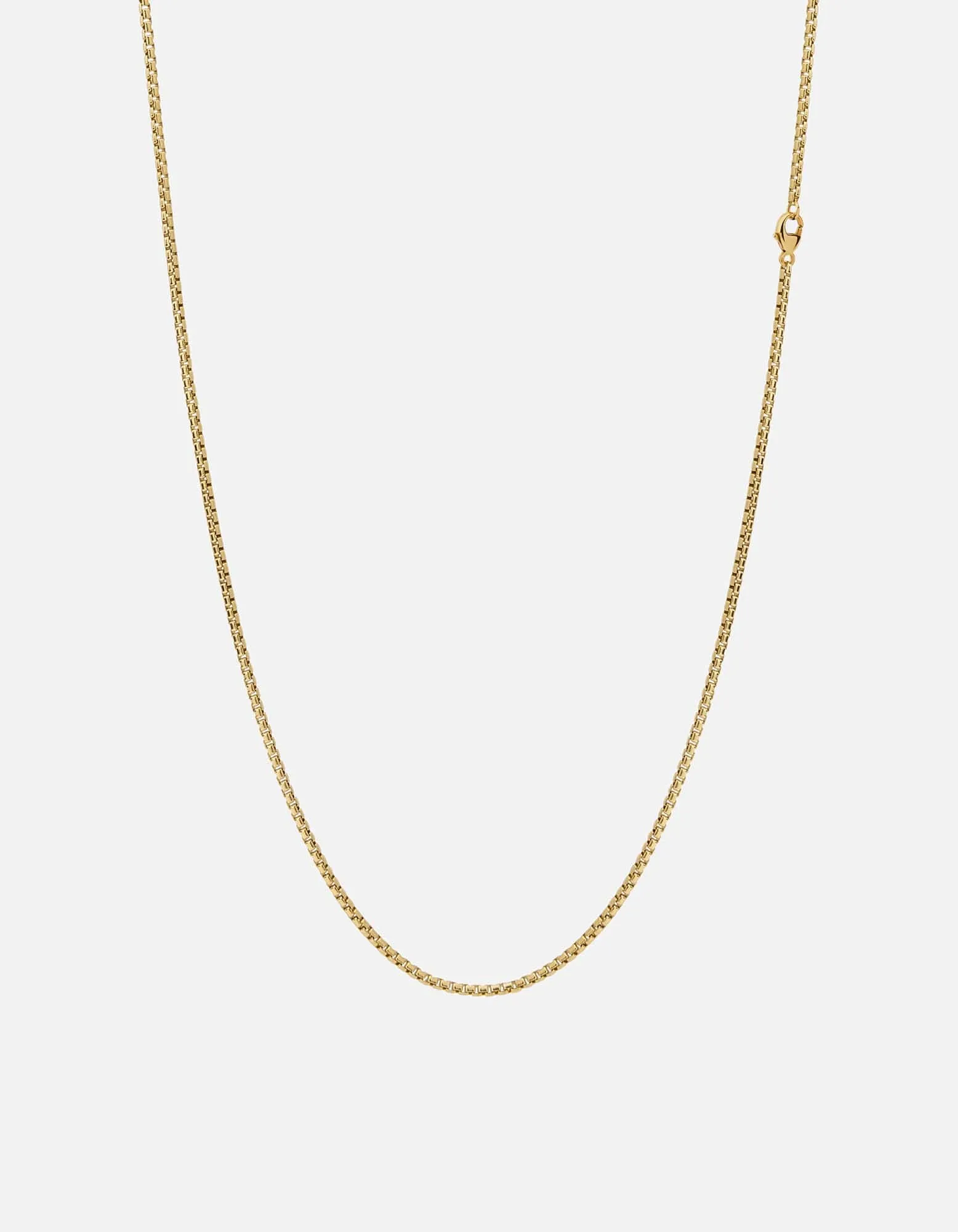 Venetian Chain Necklace, Gold Vermeil