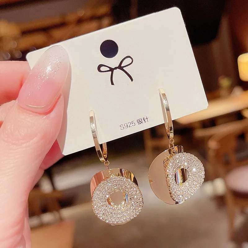 White Pearl Drop Earrings