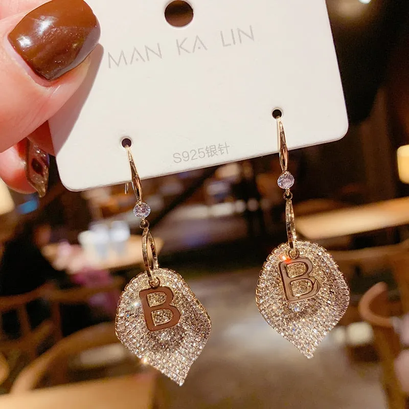 White Pearl Drop Earrings