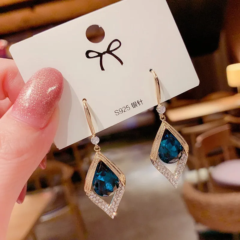 White Pearl Drop Earrings