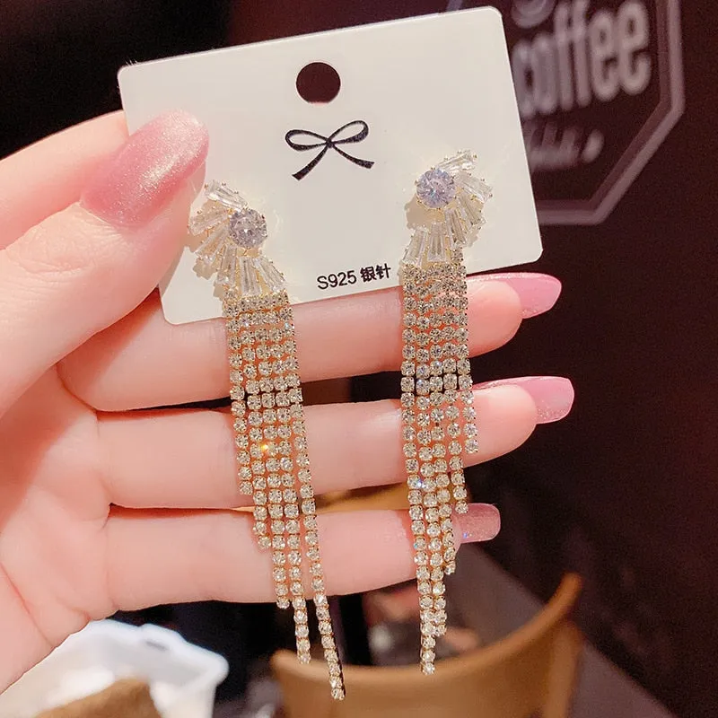 White Pearl Drop Earrings