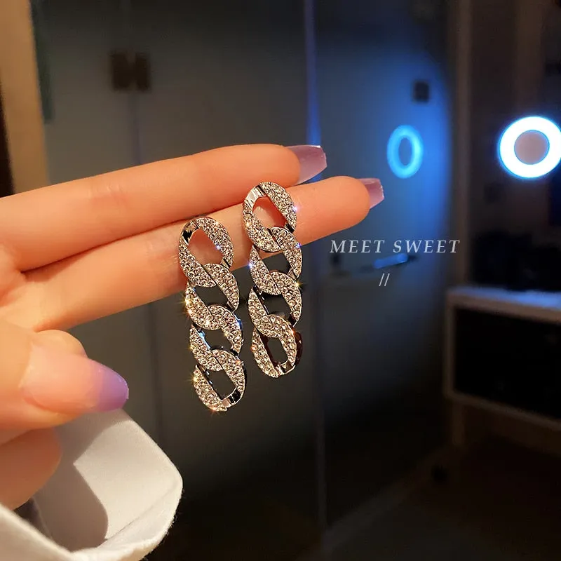 White Pearl Drop Earrings