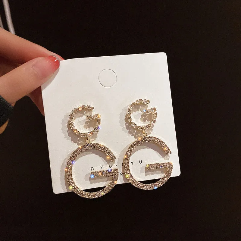 White Pearl Drop Earrings