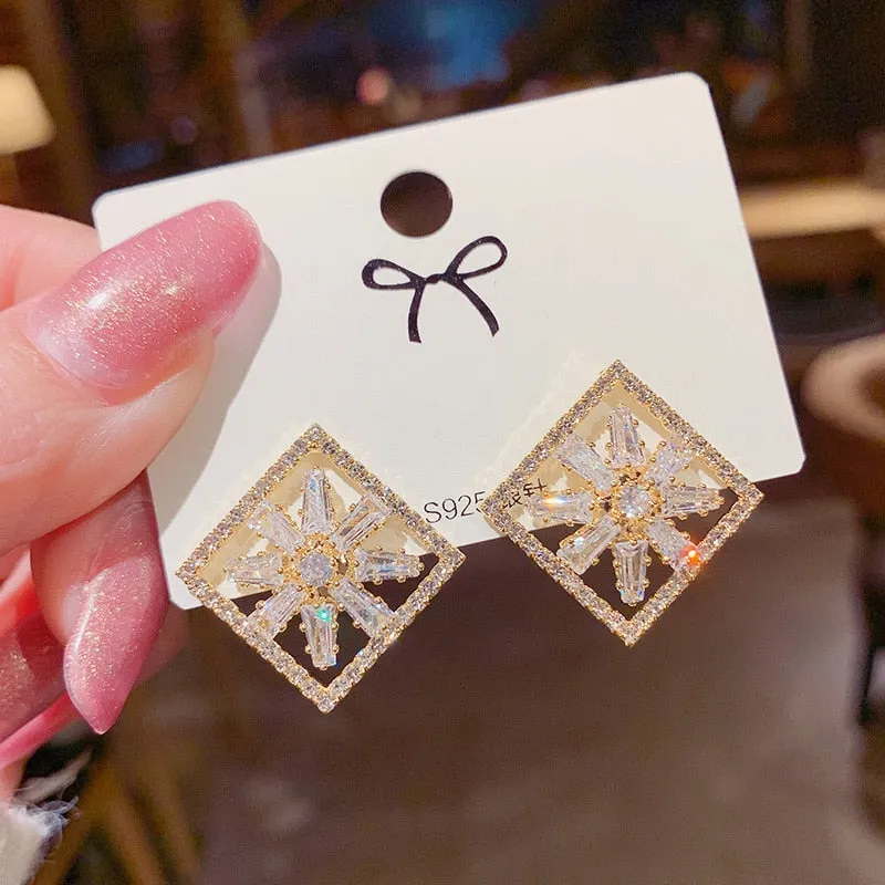 White Pearl Drop Earrings