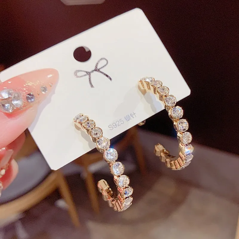 White Pearl Drop Earrings