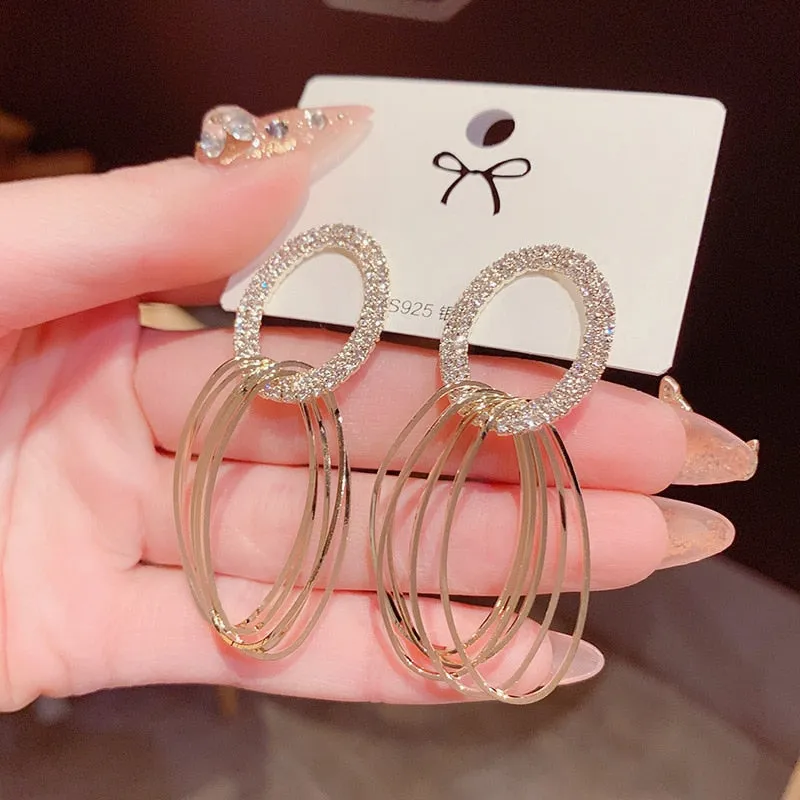 White Pearl Drop Earrings