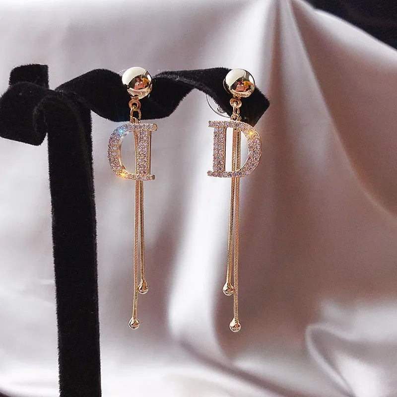 White Pearl Drop Earrings
