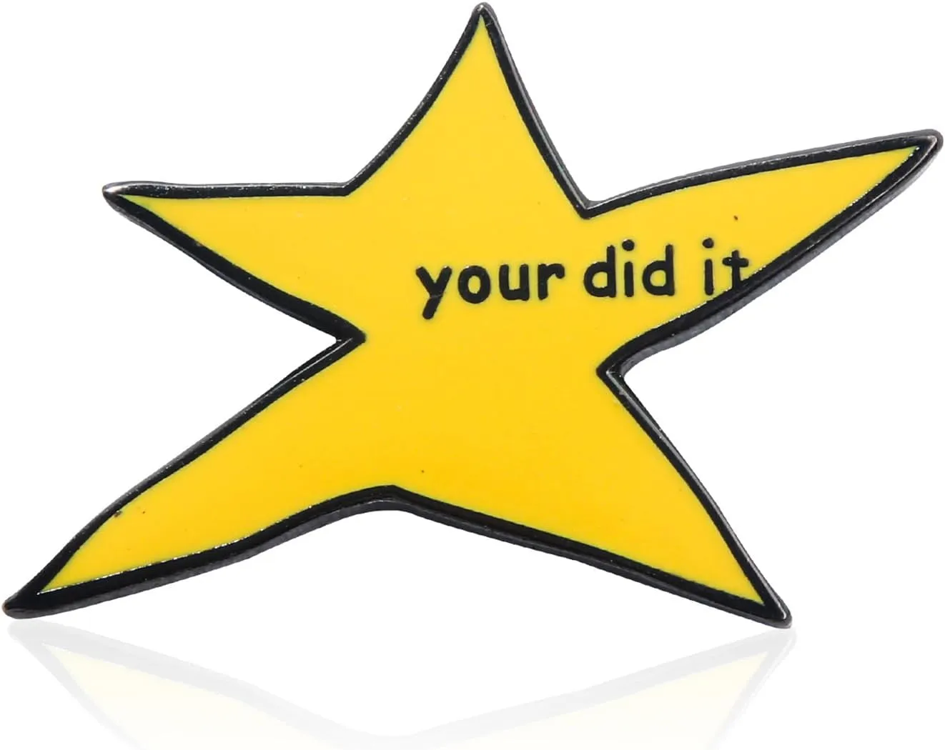 Your Did It Meme Pins, Star Enamel Pin, Funny Pin, Metal Badges Lapel Pin Brooches Jackets Jeans Fashion Jewelry Accessories